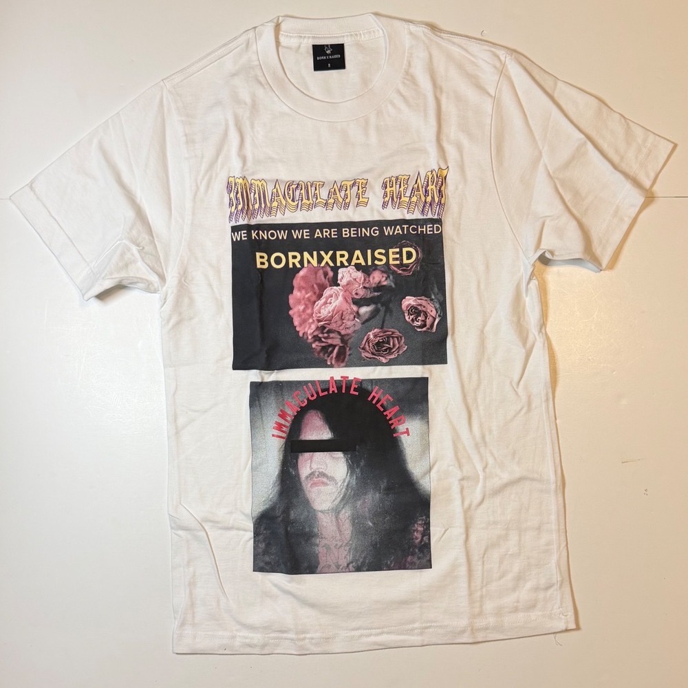 Born X Raised Immaculate Heart Size Small Streetwear Tee